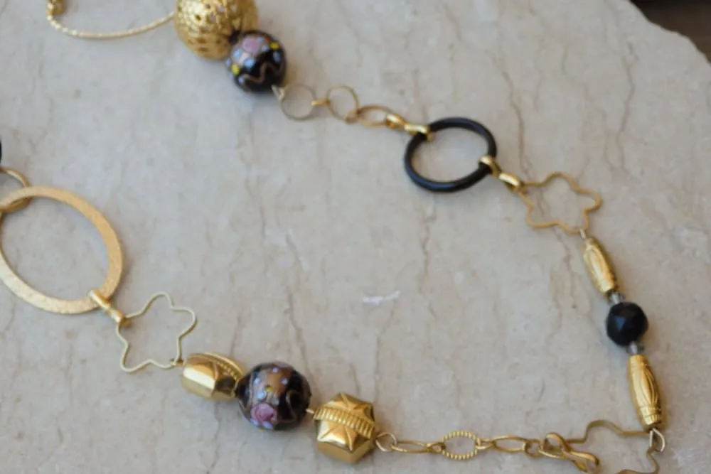 Black onyx necklace